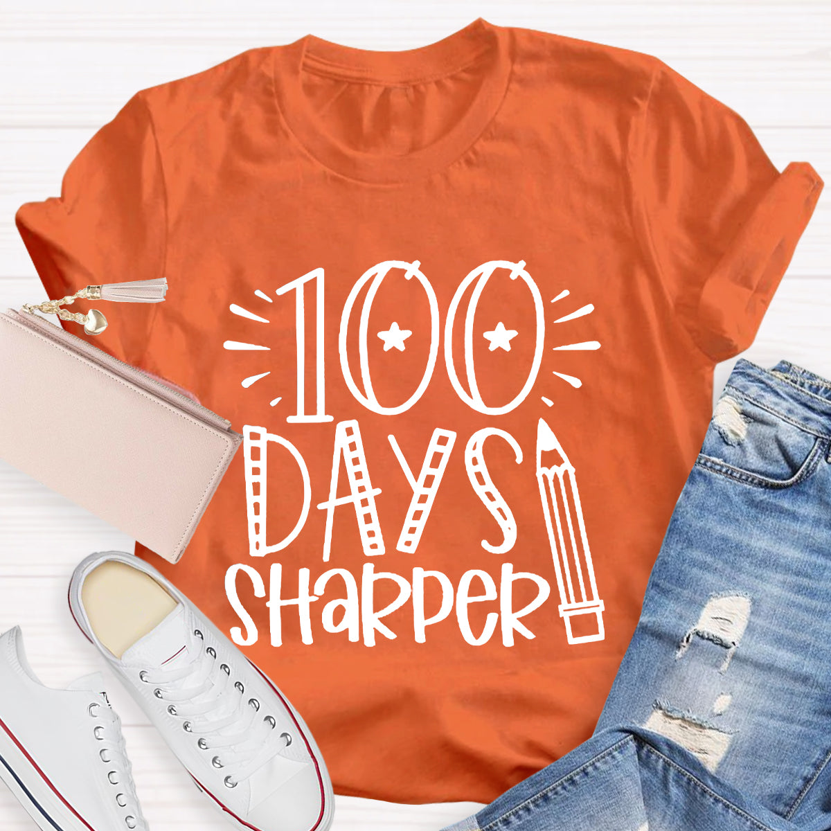 100 Days Sharper Teacher T-Shirt