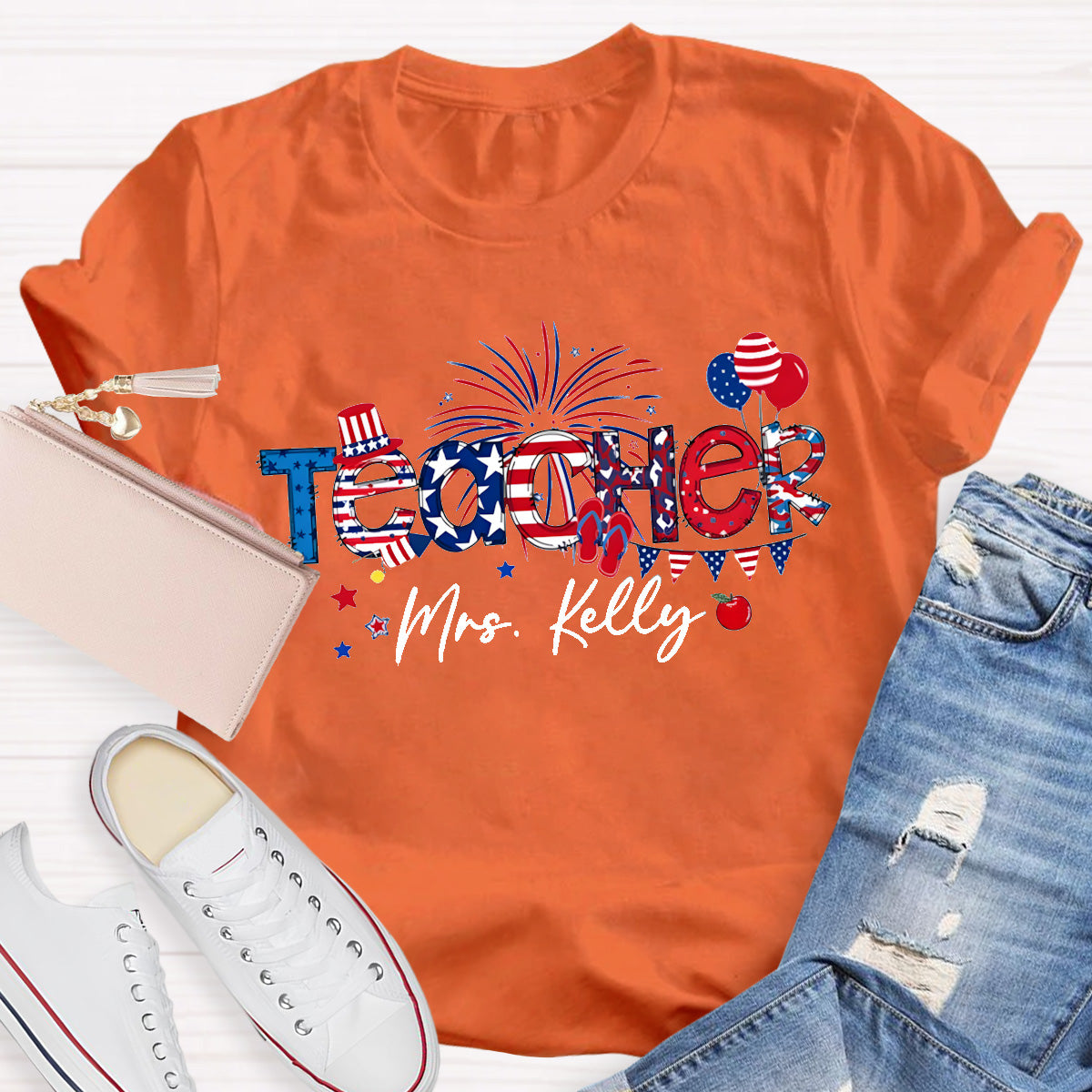 Personalized Name 4th Of July America History T-Shirt