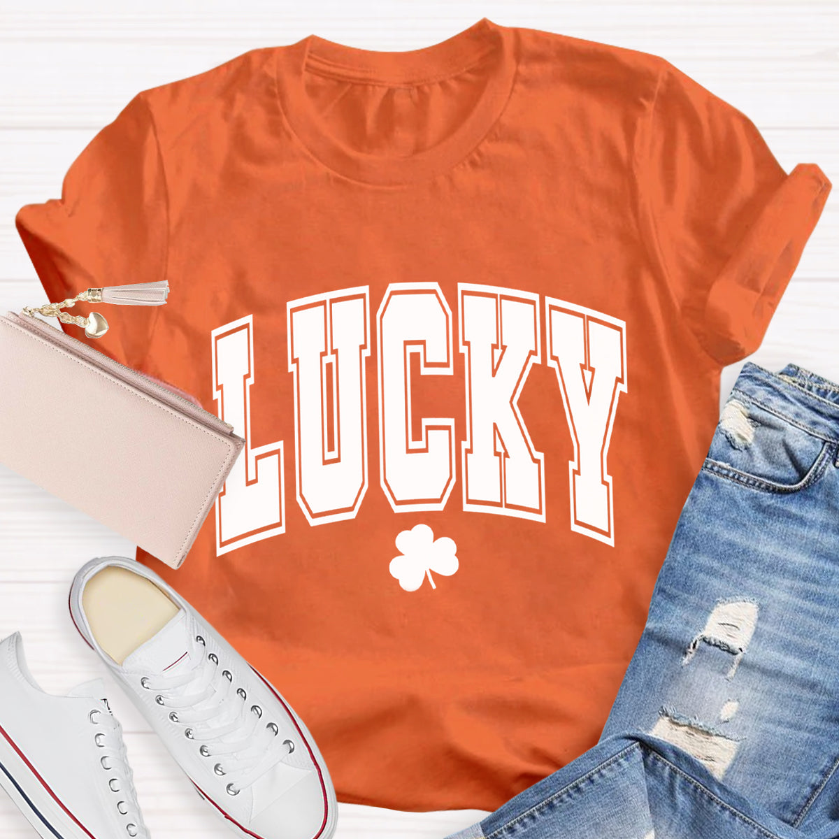 St Patrick's Day Lucky Shamrock T-Shirt