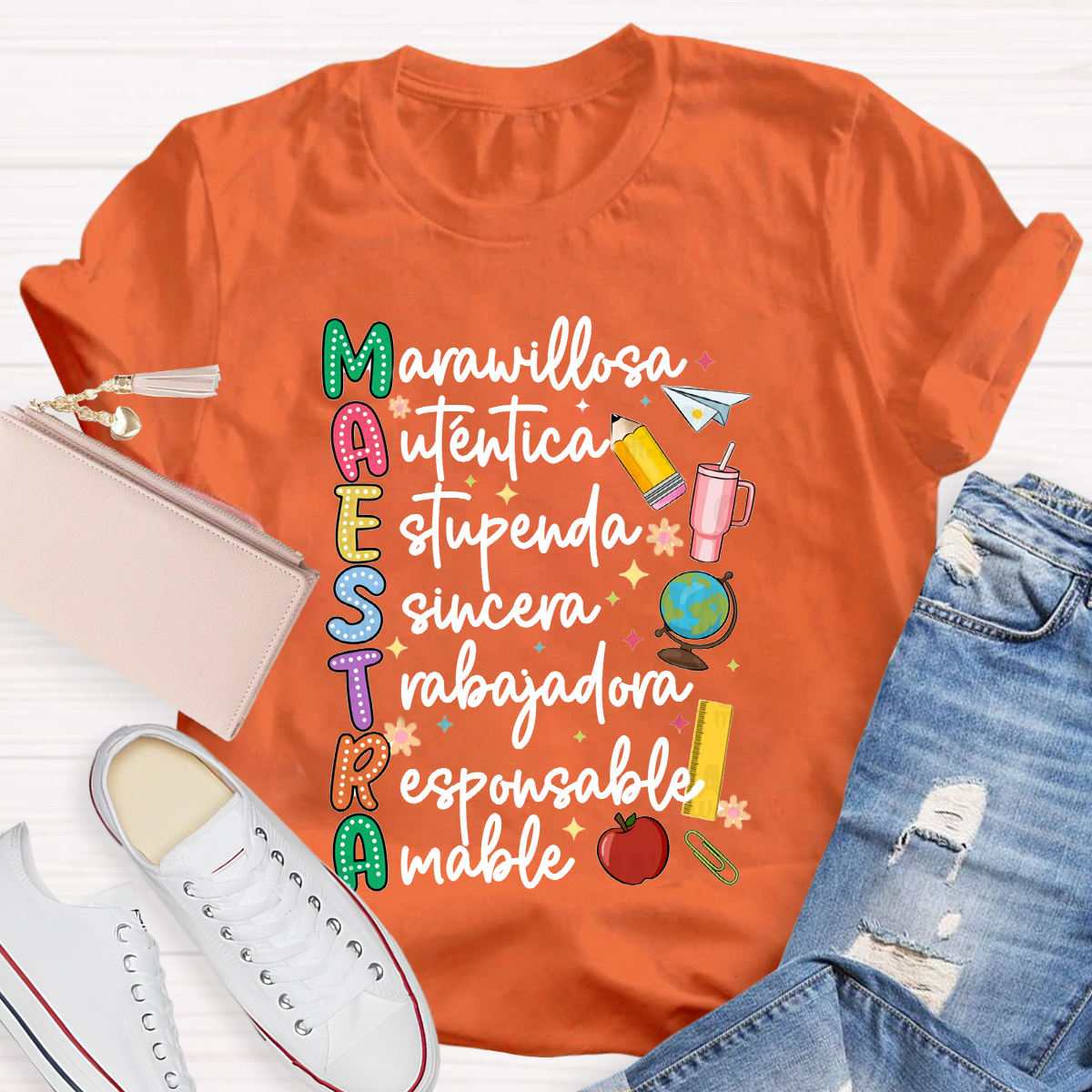 Maestra Dual Language Teacher T-Shirt