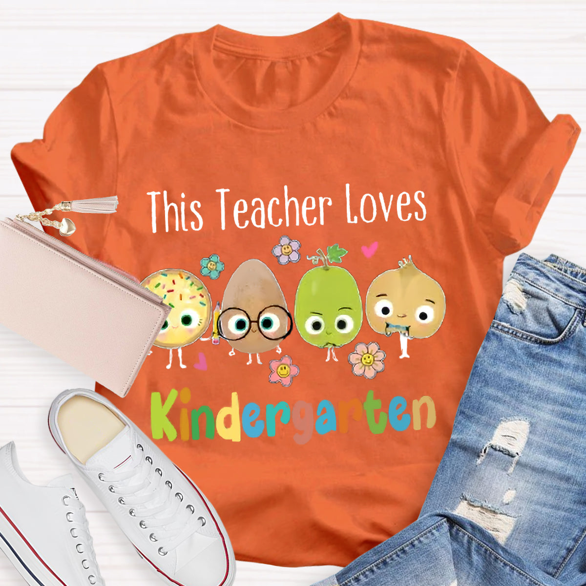 Personalized Grade This Teacher Loves T-Shirt