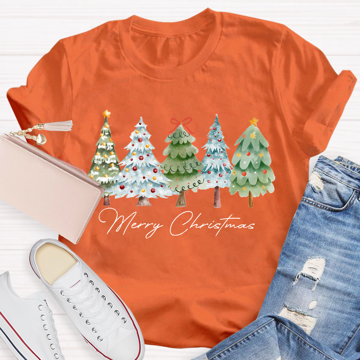 Merry Christmas Tree T-Shirt