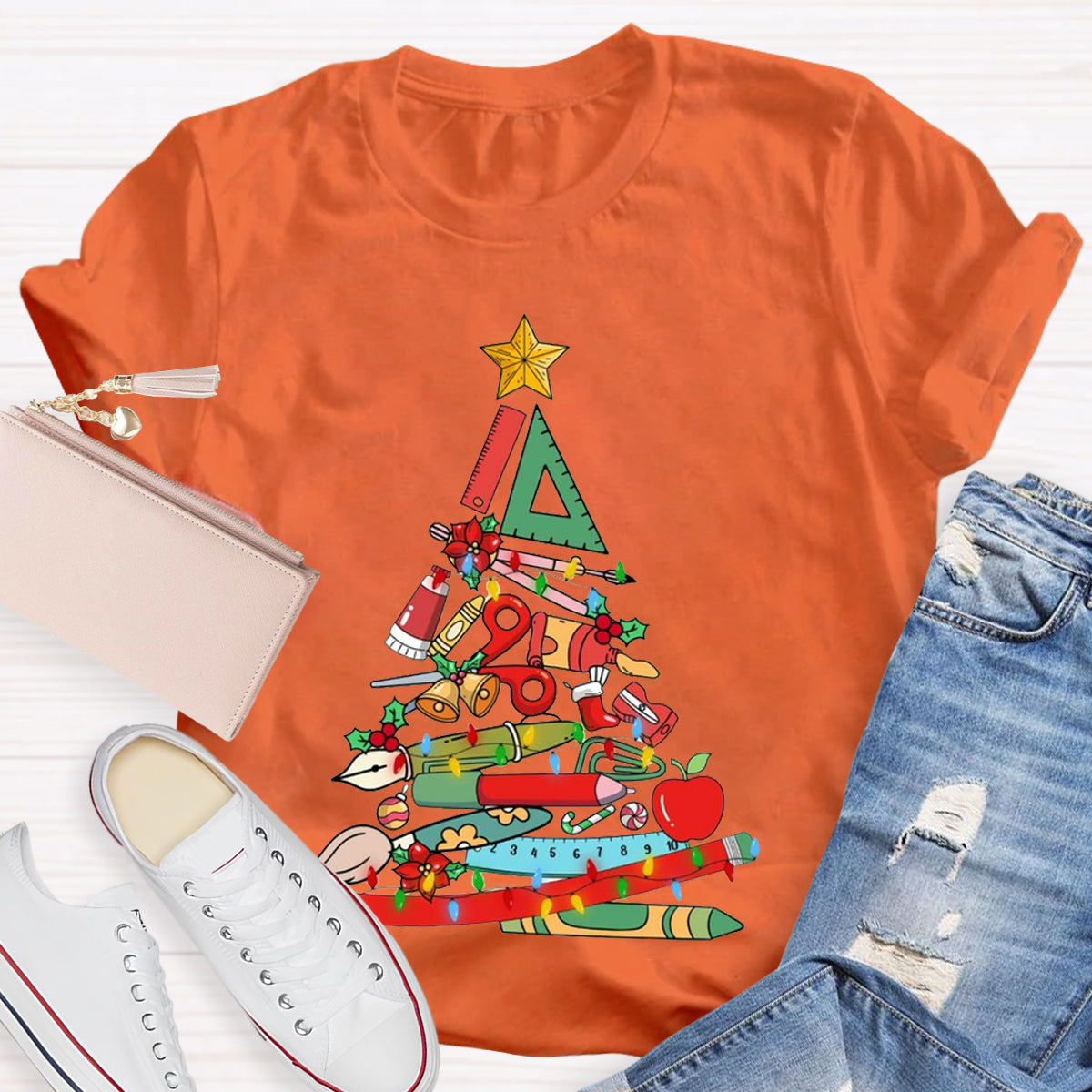 Teaching Aids Christmas Tree T-Shirt