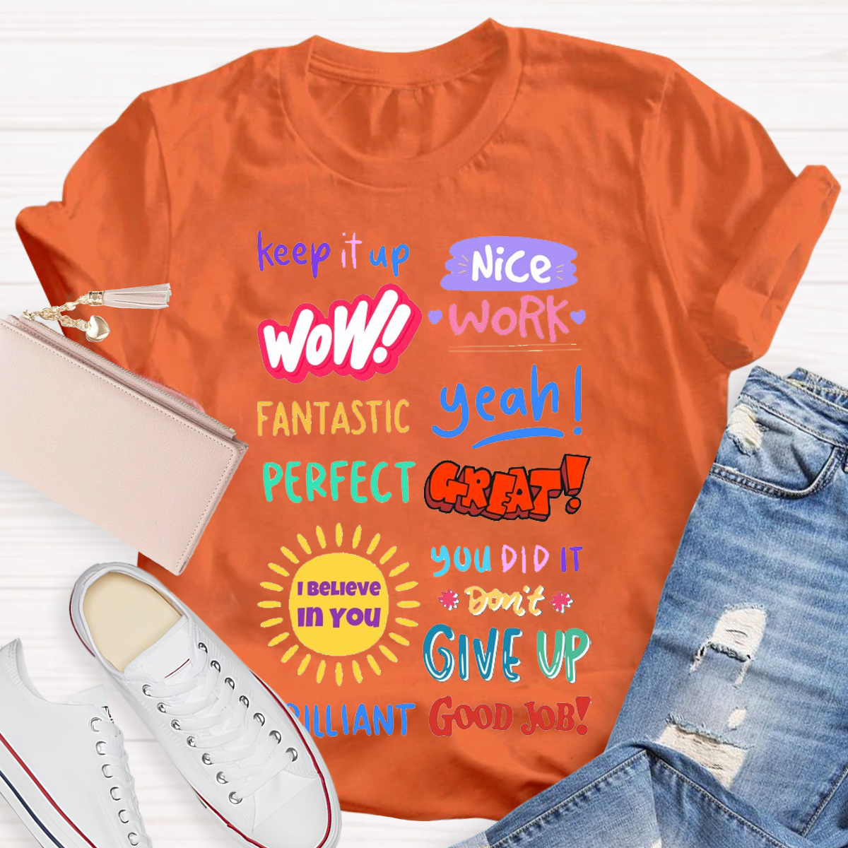 Inspirational Teacher Design Empowering Educators With Style T-shirt