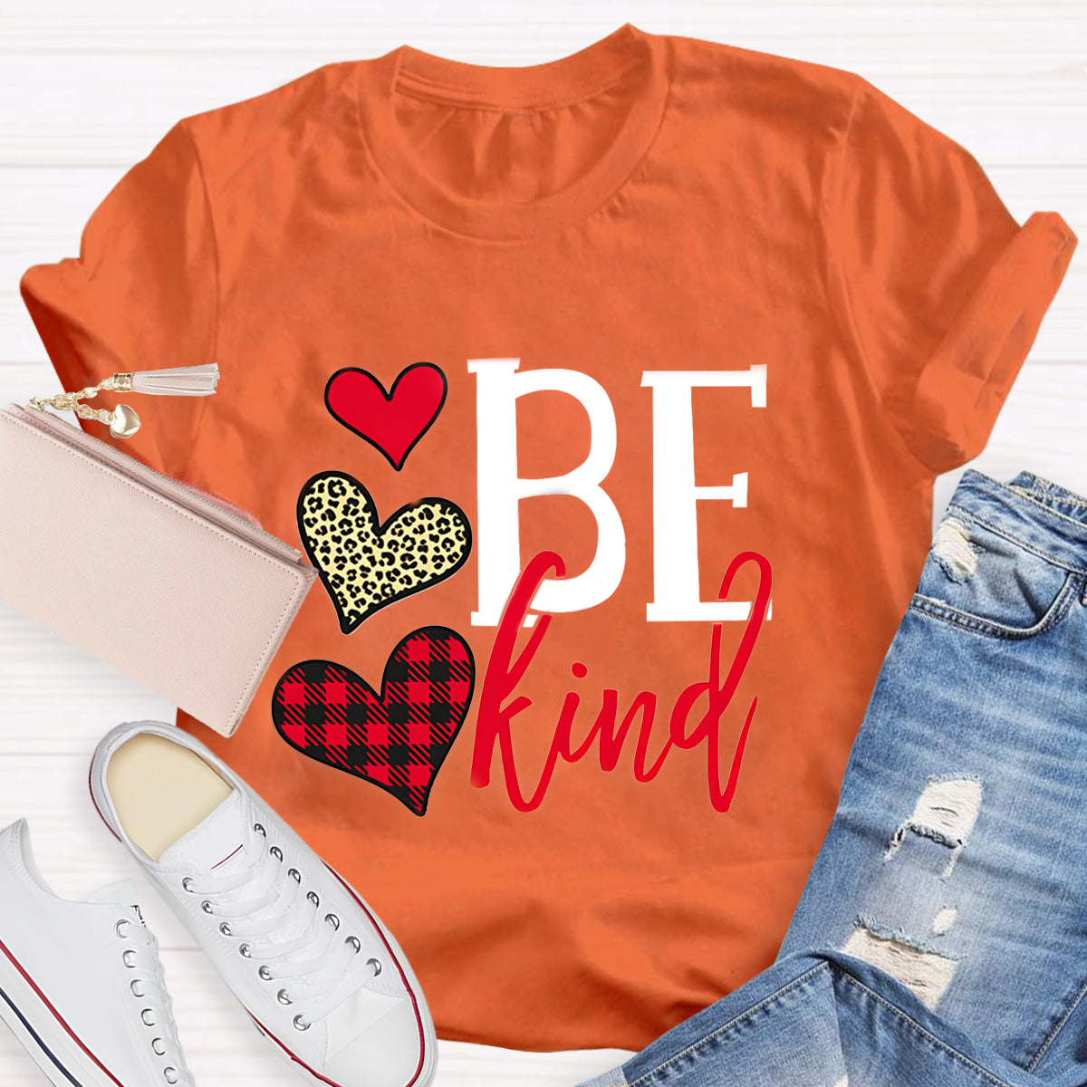 Red Heart Be Kind T-Shirt