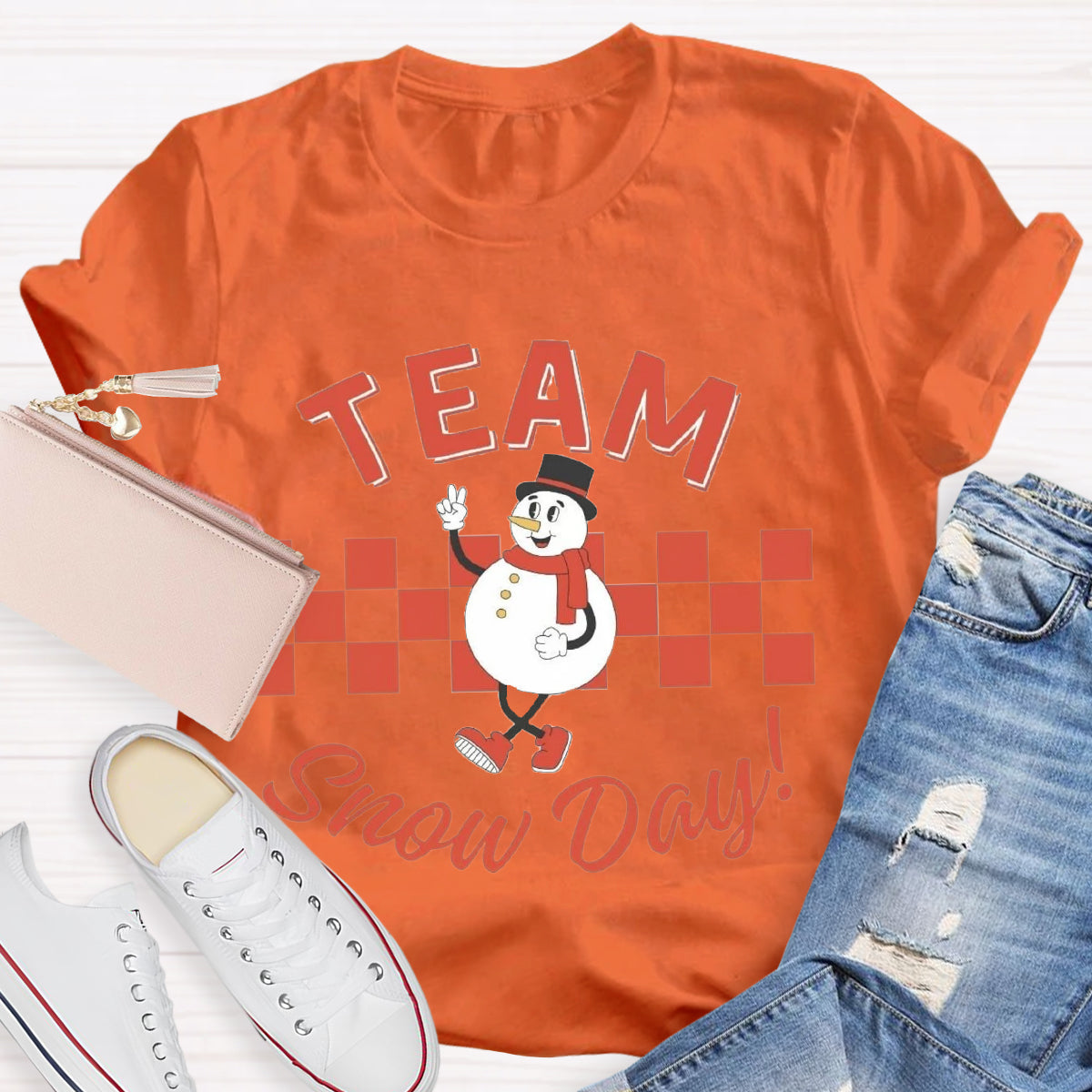 Team Of Snow Day Teacher T-Shirt