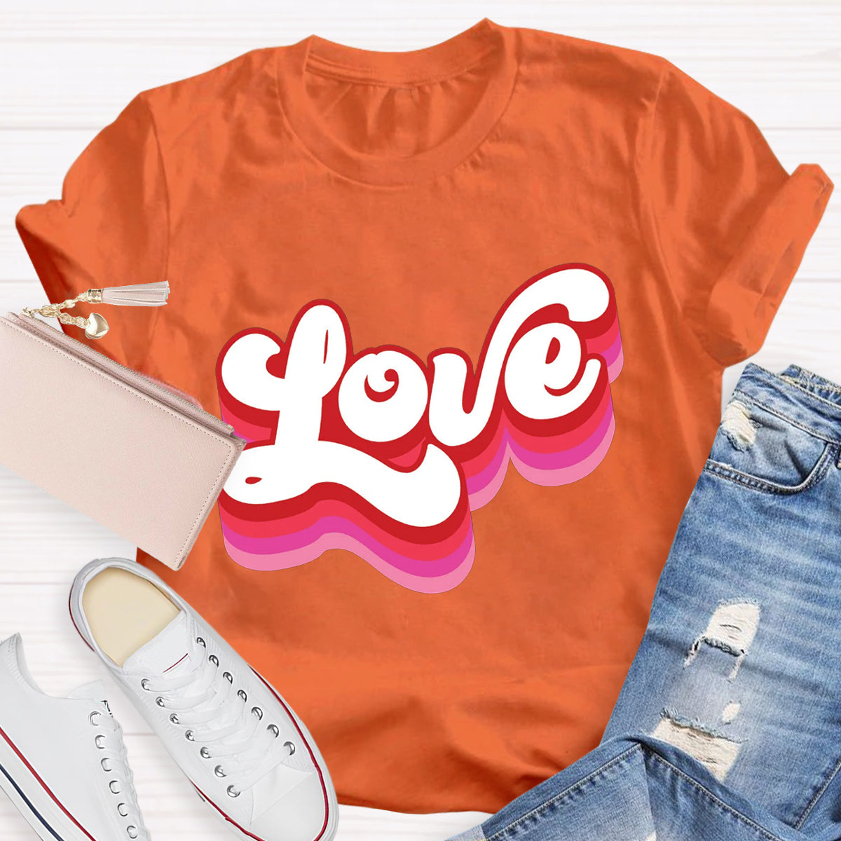 Retro Valentines Love T-Shirt