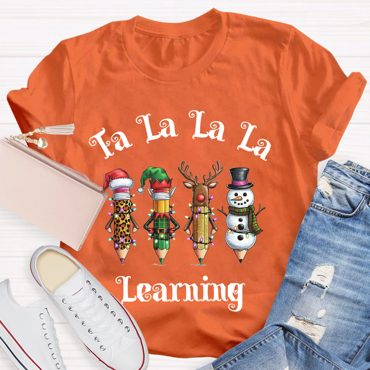 Christmas Pencil Learning T-Shirt