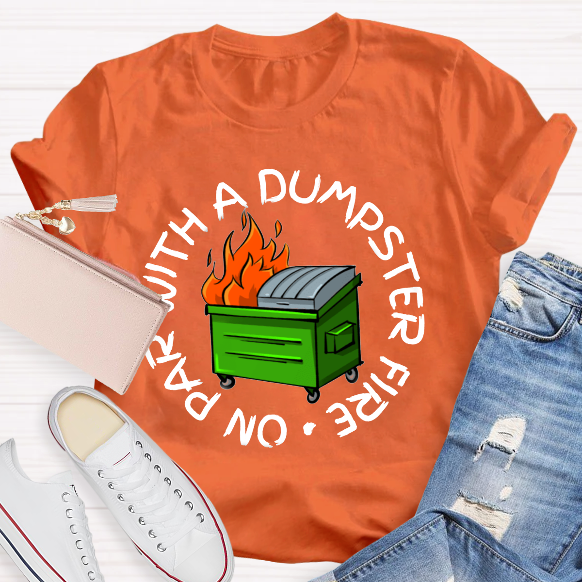 No Par With A Dumpster Fire T-Shirt