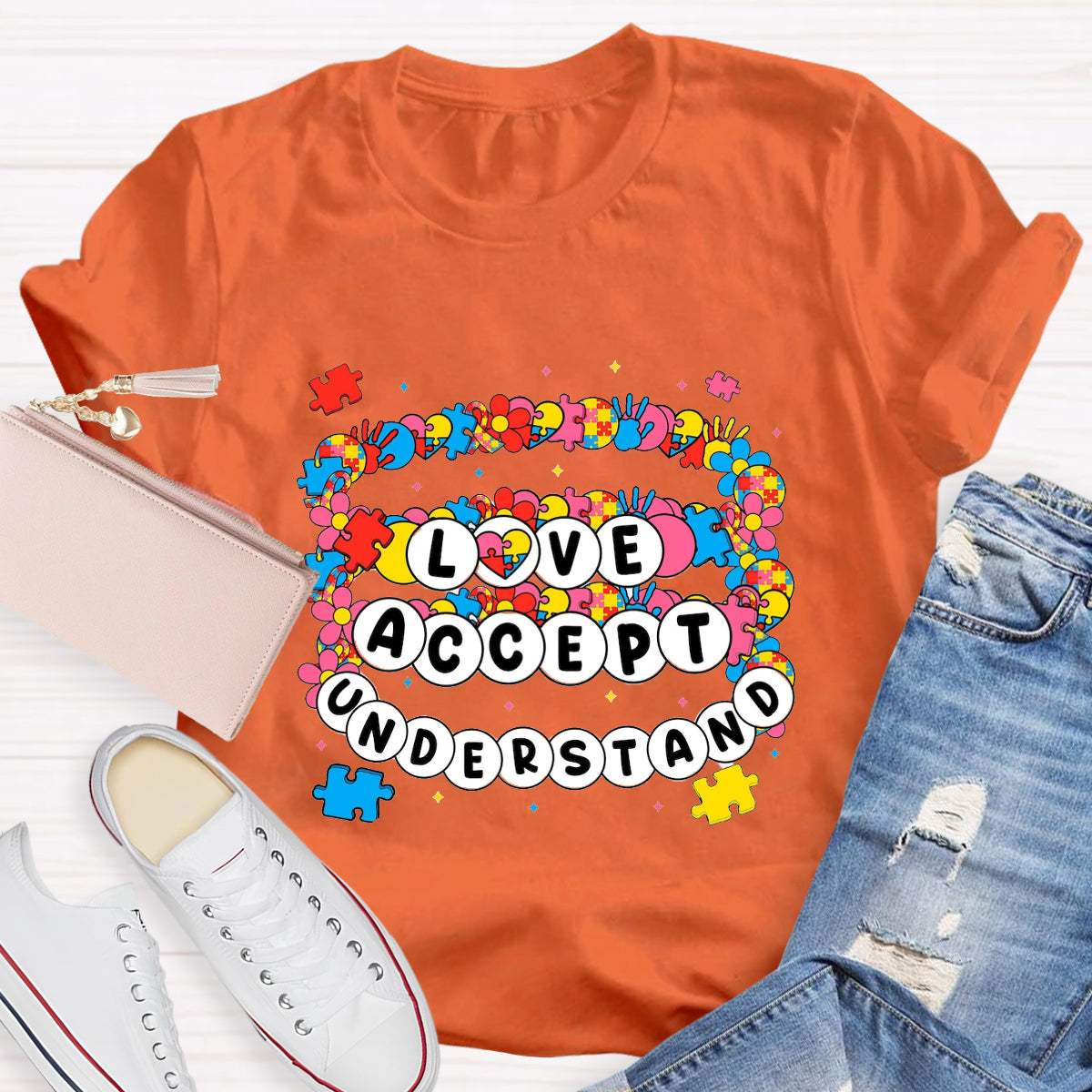 Love Accept Understand Bracelet T-Shirt