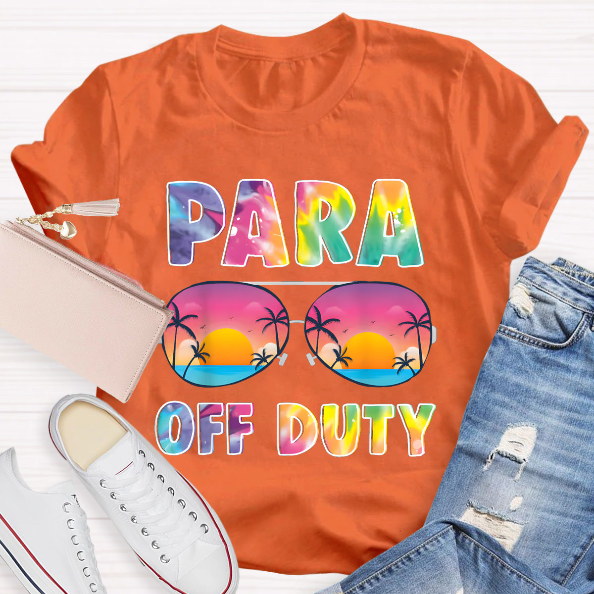 Para Off  Duty Teacher T-Shirt