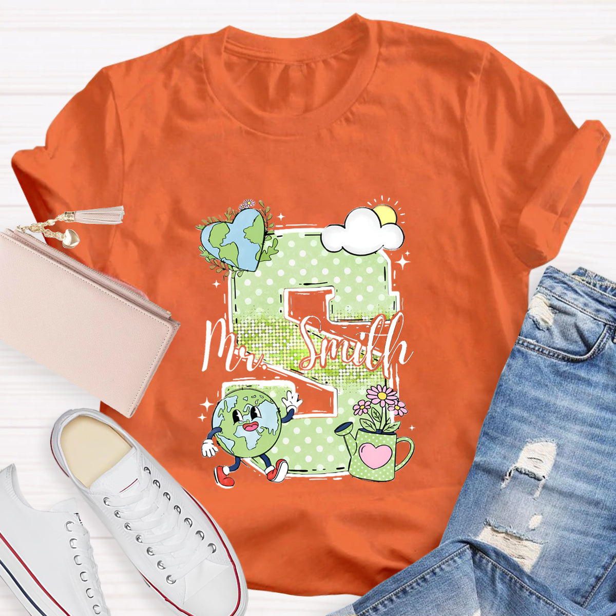 Personalized Name Earth Day T-Shirt