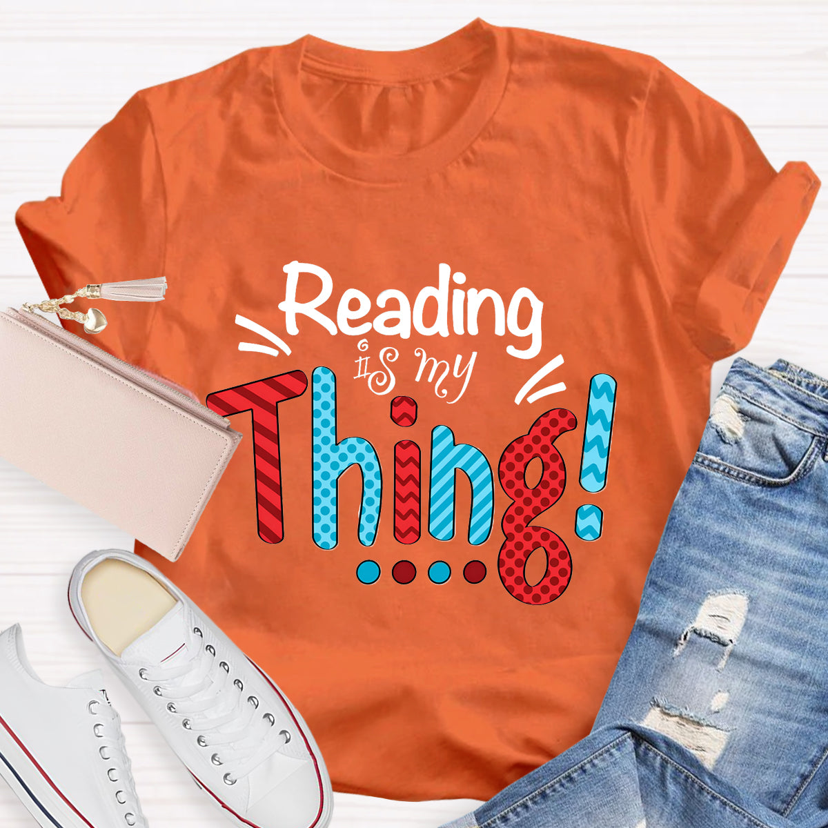 Reading Is My Thing Teacher T-Shirt