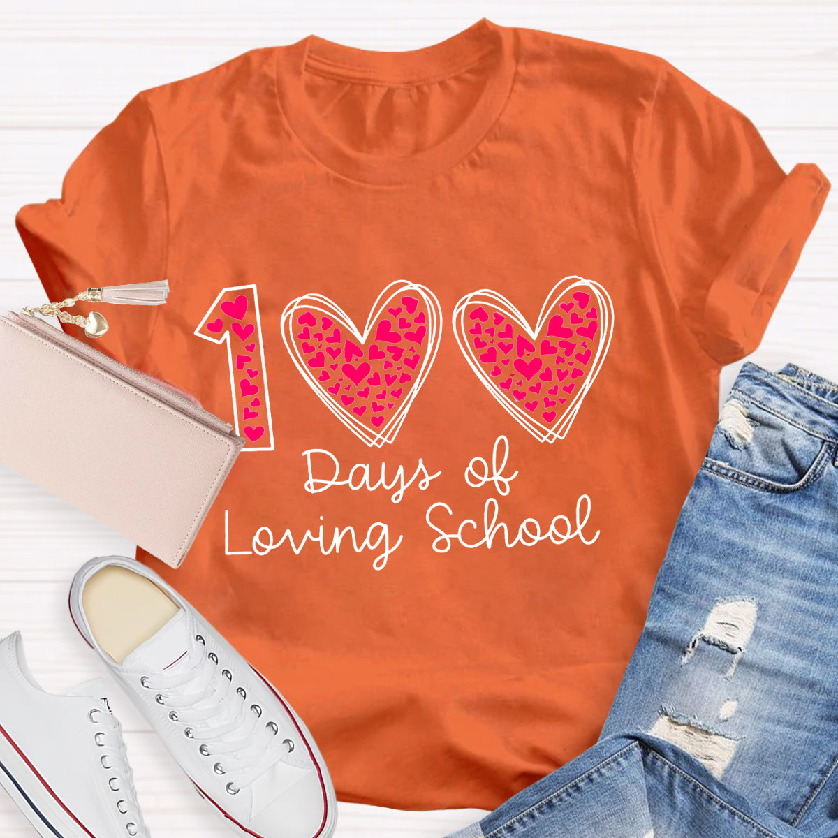 100 Days Of Loving School Teacher T-Shirt