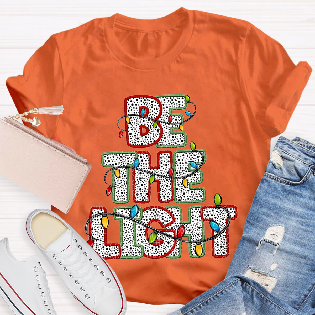 Be The Light Teacher T-shirt