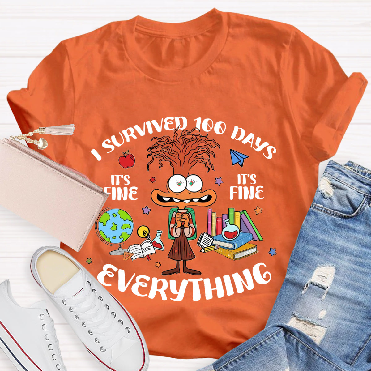 I Survived 100 Days Of School T-Shirt