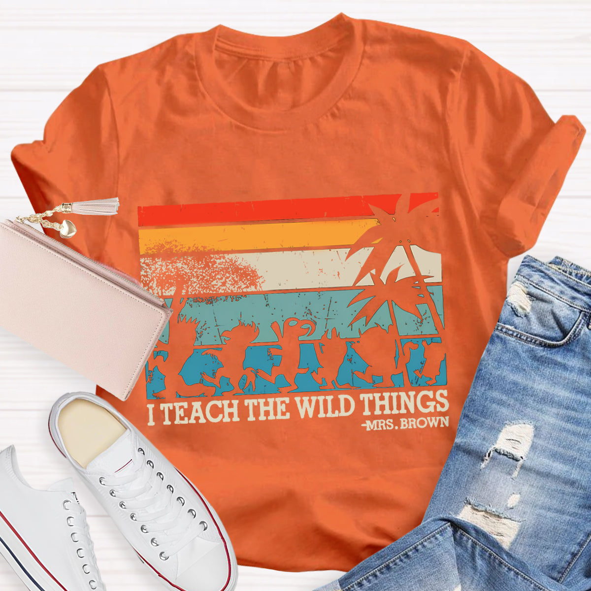 Personalized Name I Teach The Wild Things T-Shirt