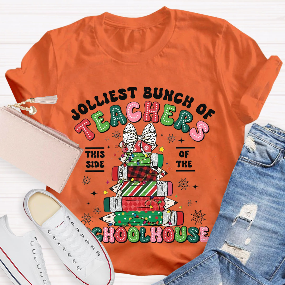 Jolliest Bunch of Teachers Teacher T-Shirt