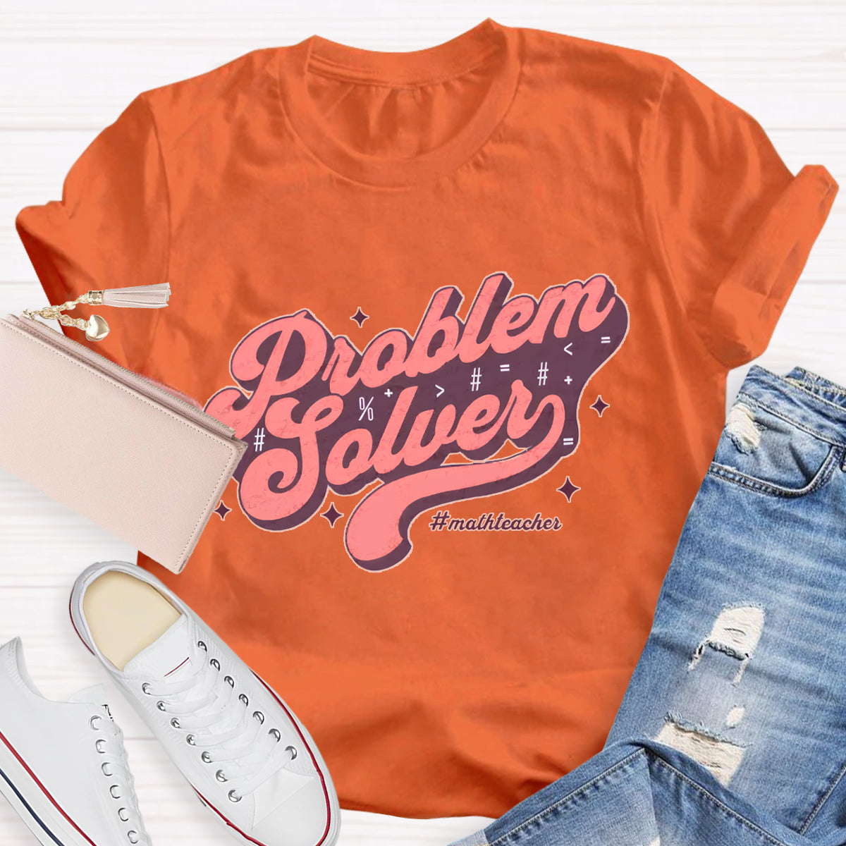 Problem Solver Math Teacher T-Shirt