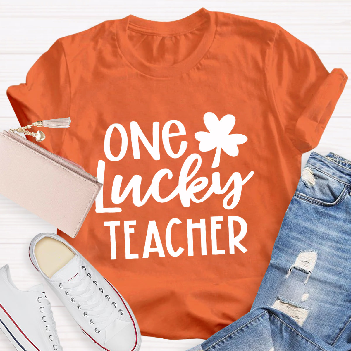 One Lucky Teacher T-Shirt