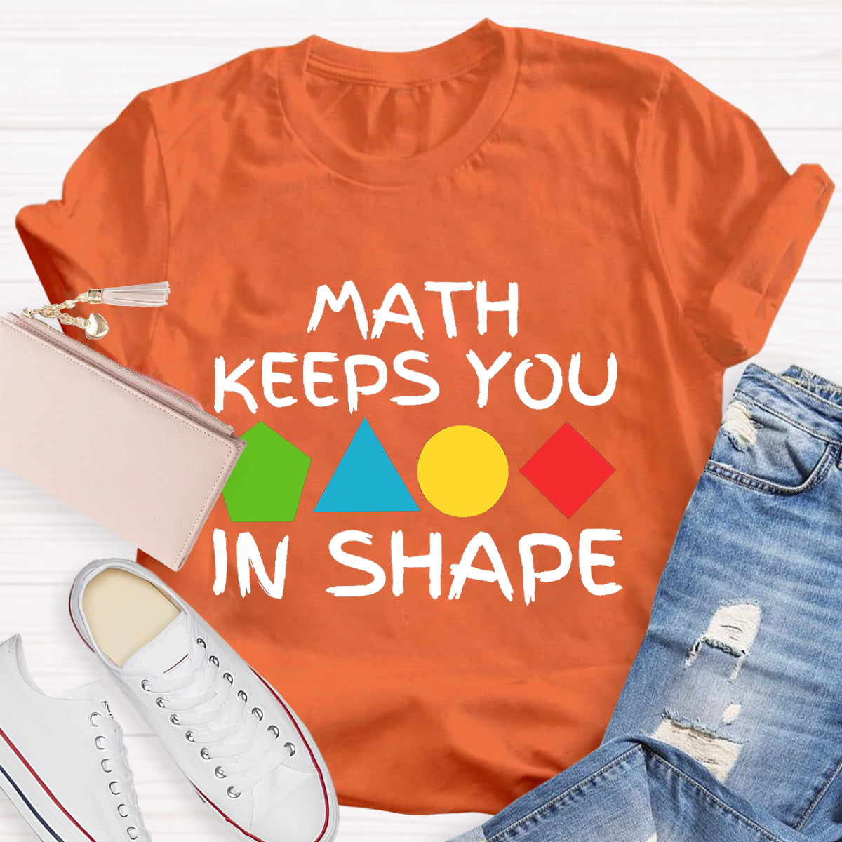 Math Keeps You In Shape T-Shirt