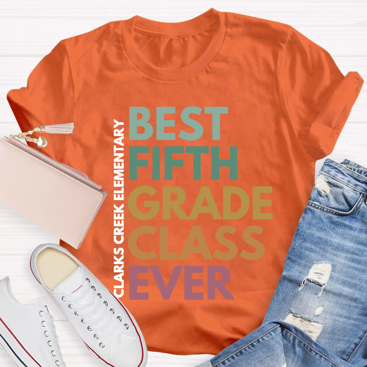 Personalized Grade And School Name  Best ClassT-Shirt