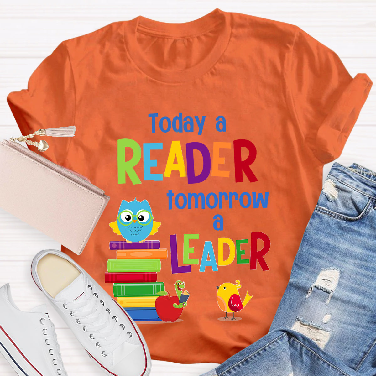 Today A Reader Tomorrow A Leader T-Shirt