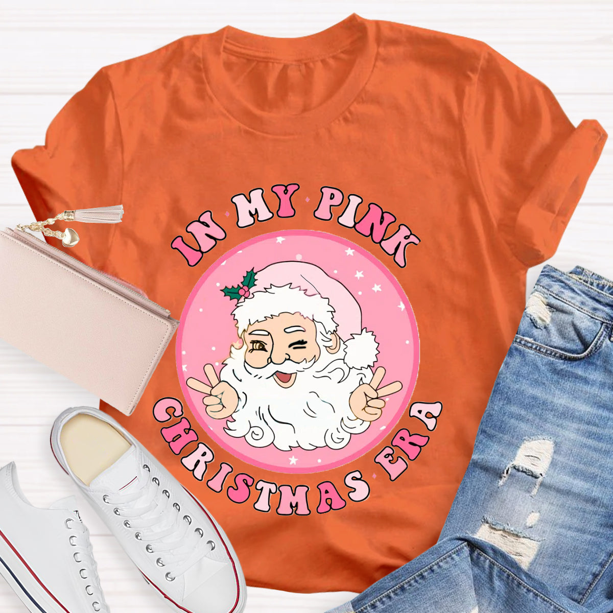 In My Pink Christmas Era T-Shirt