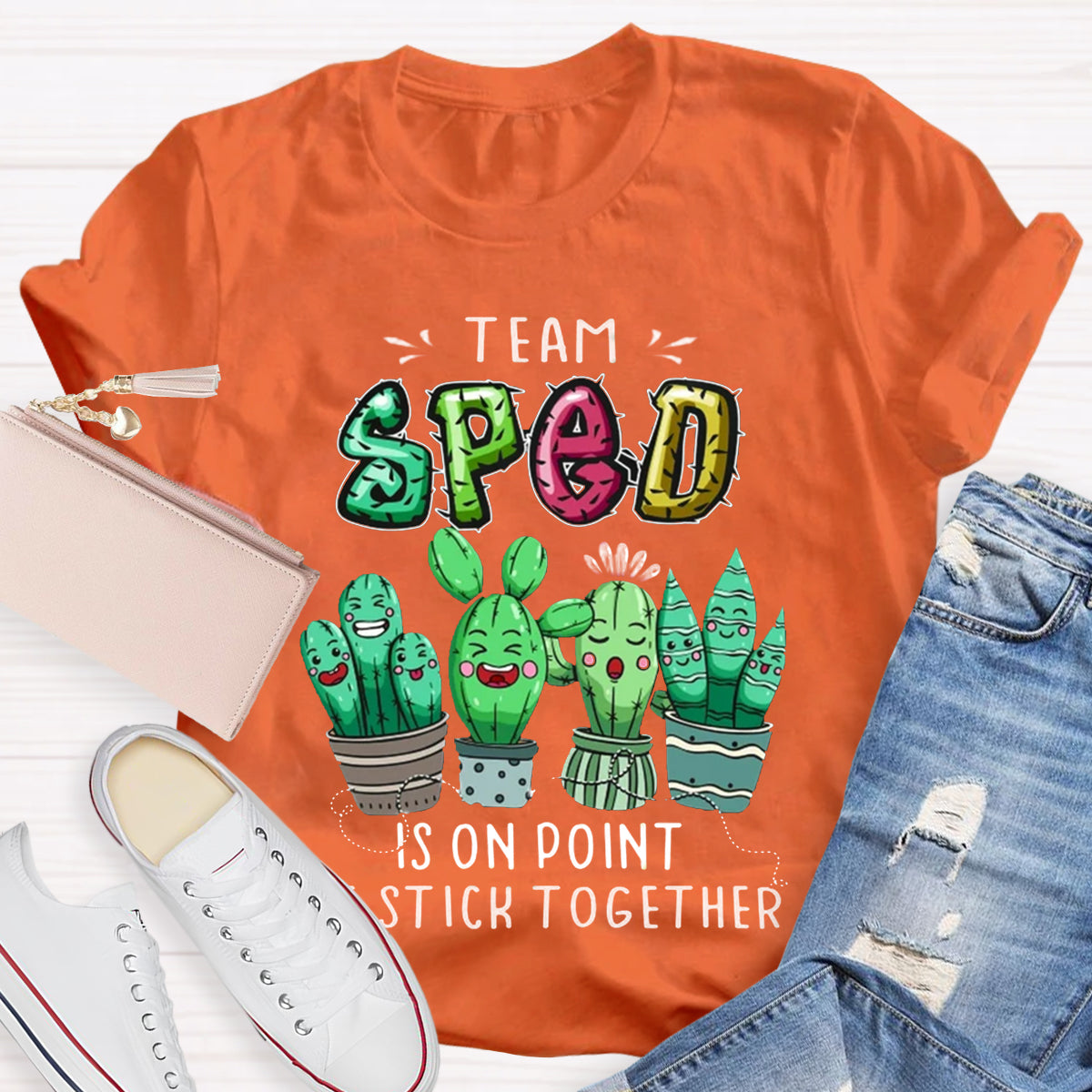 Sped Team Is On Point We Stick Together T-Shirt