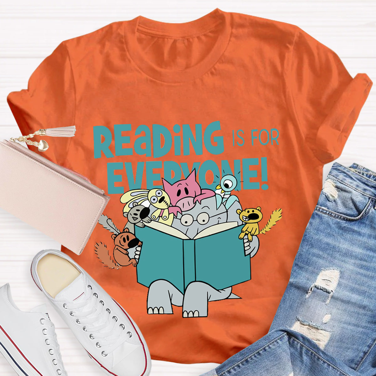 Reading Is For Everyone Teacher T-Shirt