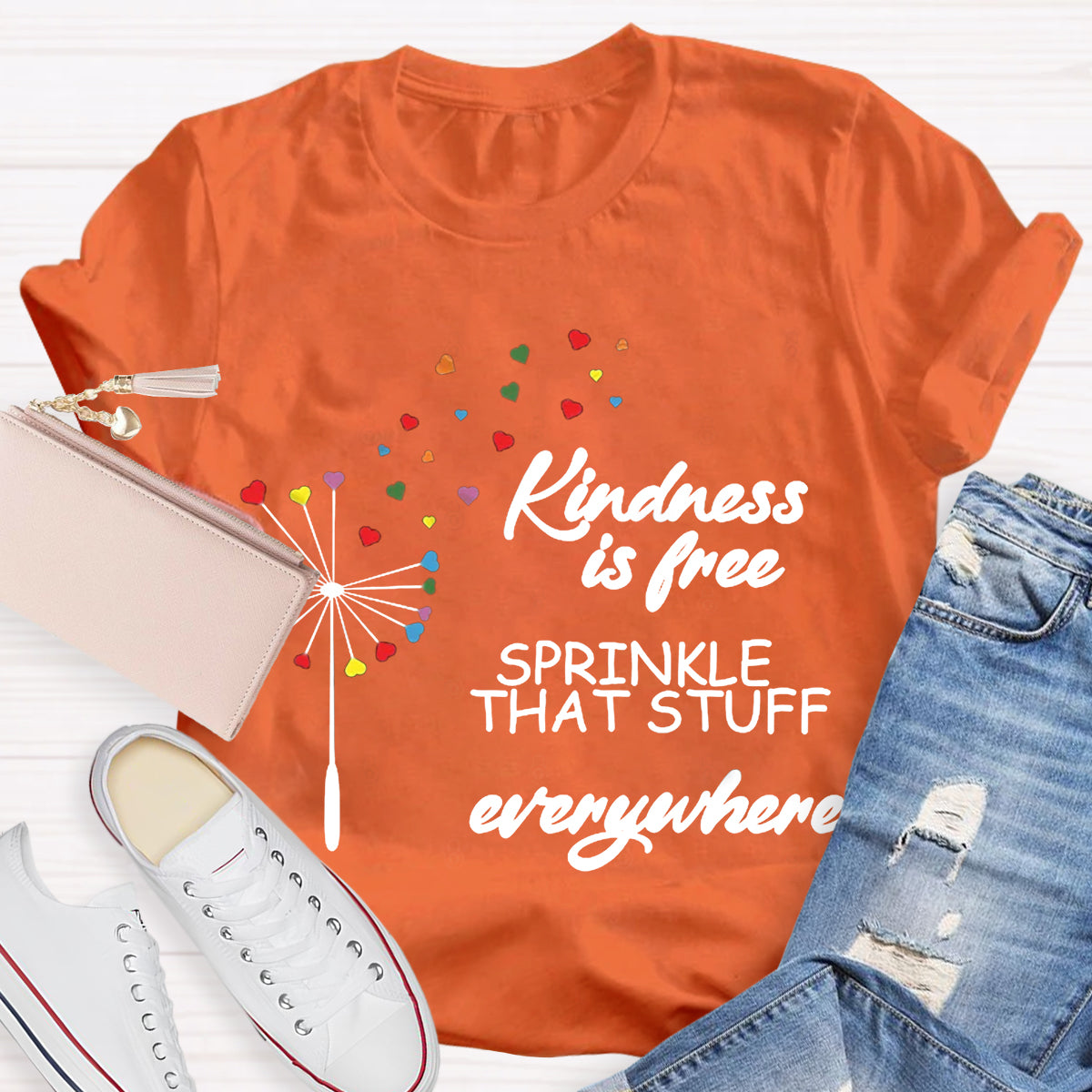 Kindness Is Free Sprinkle That Stuff Everywhere T-Shirt