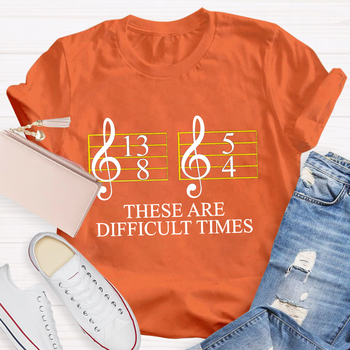 Music Difficult Times Music Teacher T-Shirt