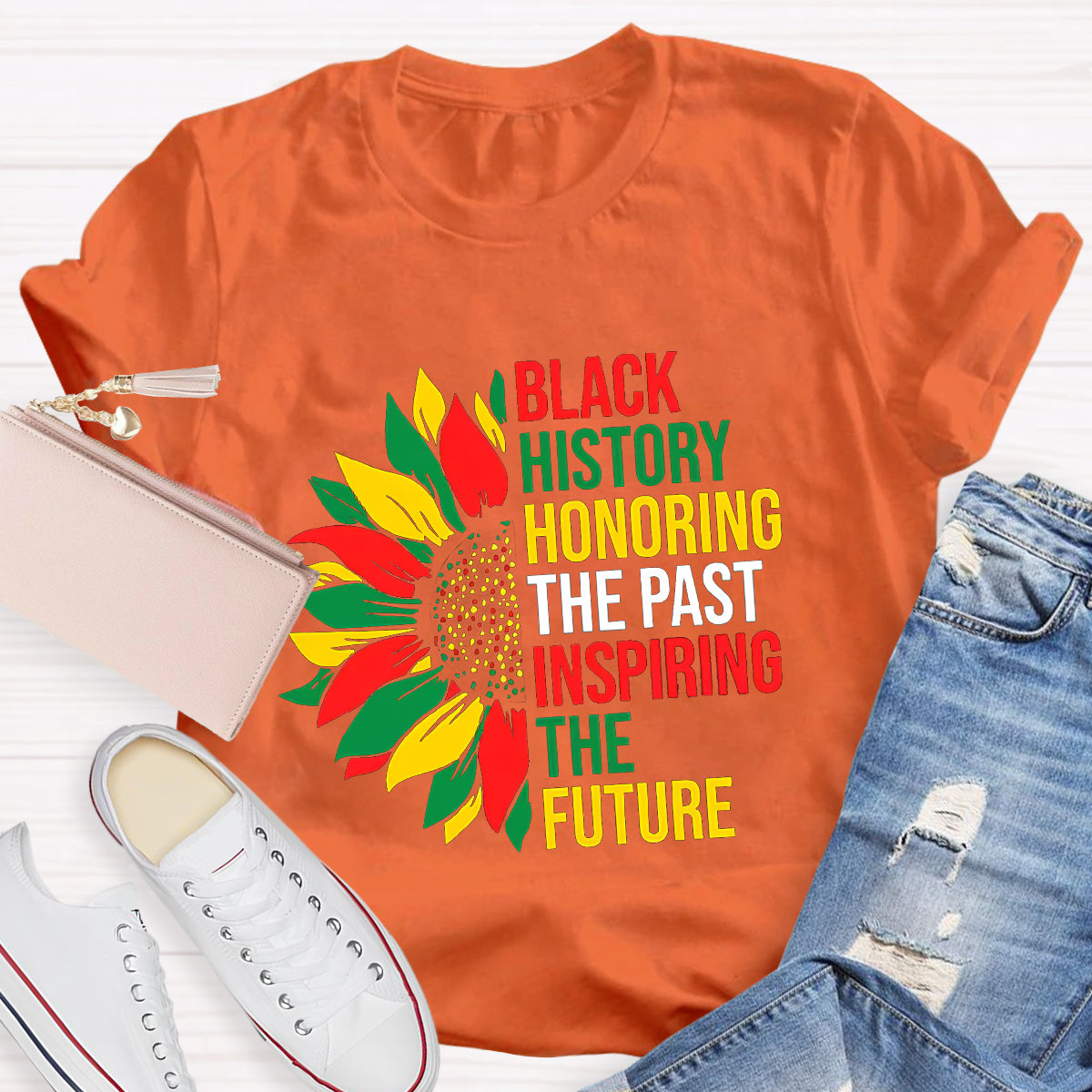 Black History Honoring The Past Inspiring The Future T-Shirt