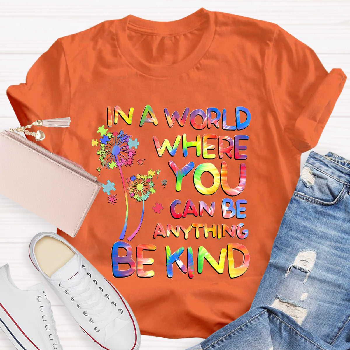 In A World Where You Can Be Anything Dandelion T-Shirt