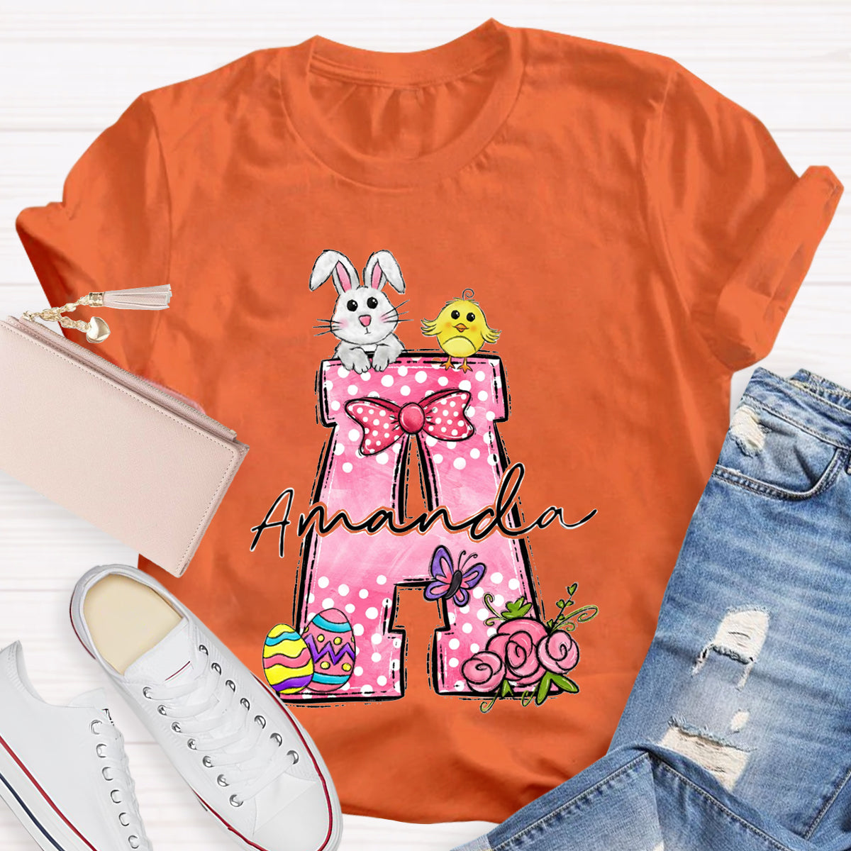 Personalized Name Pink Benny Amanda T-Shirt