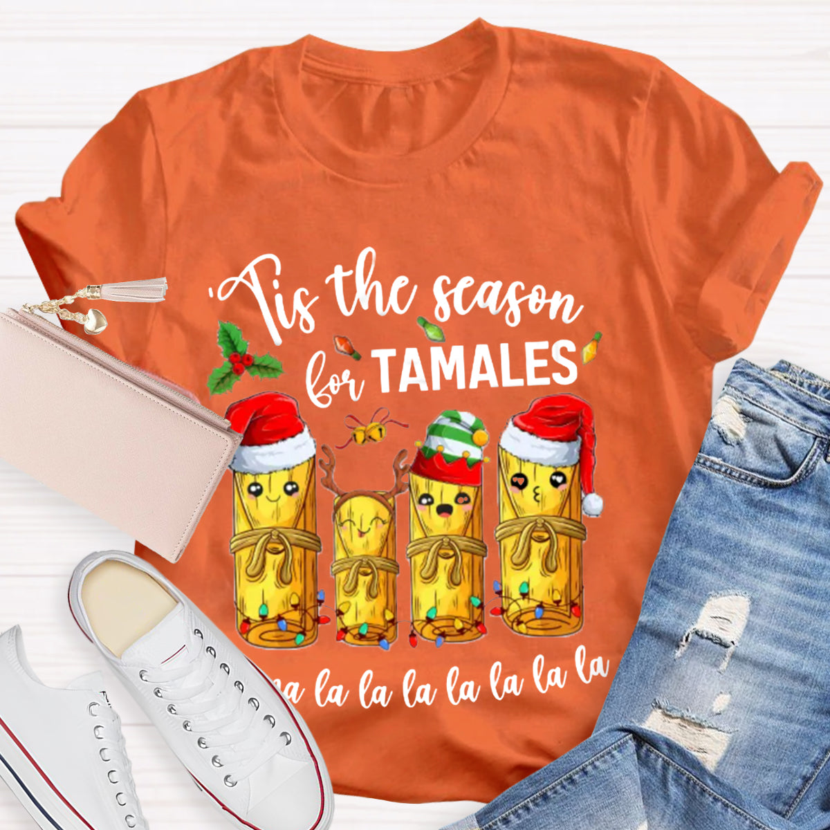 Tis The Season For Tamales Spanish Teacher T-Shirt