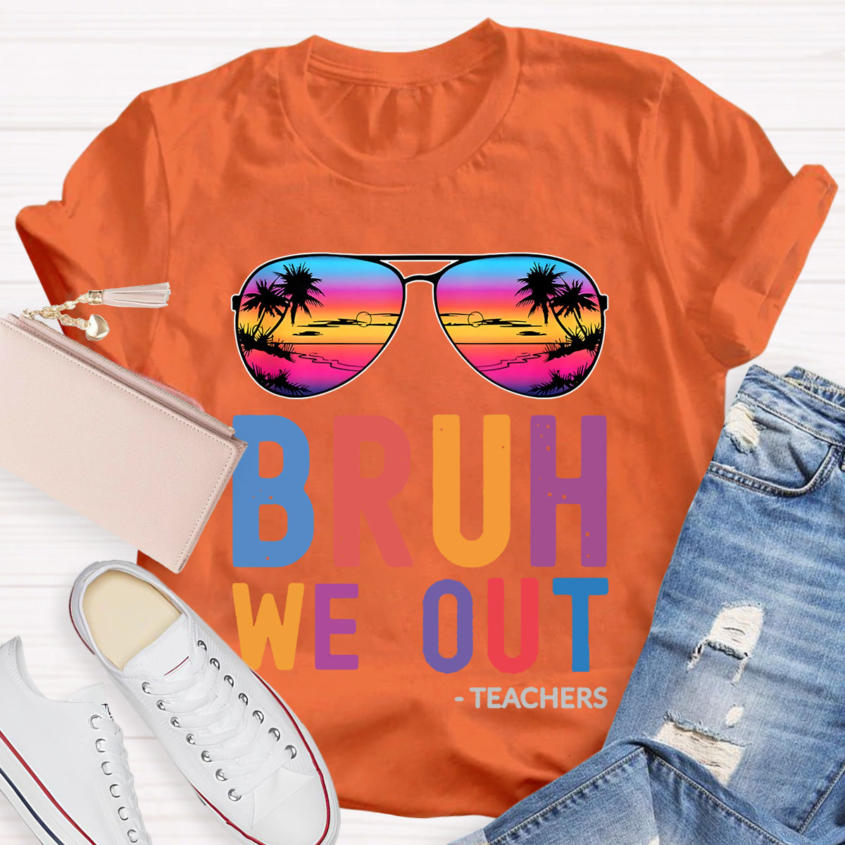 Bruh We Out Teacher Shirt