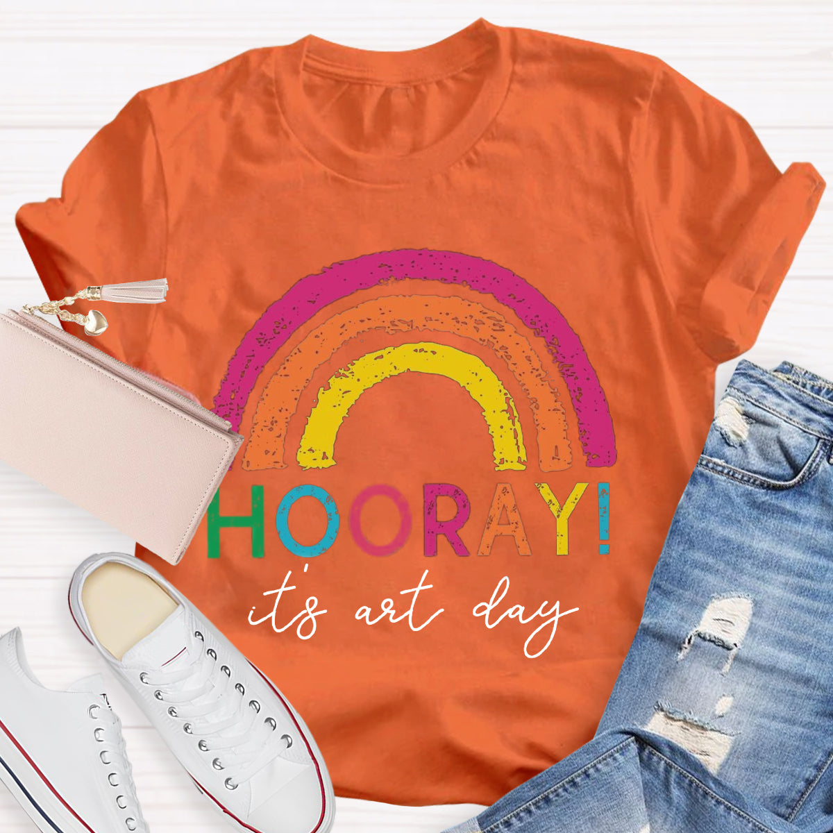 Hooray It's Art Day Teacher T-Shirt