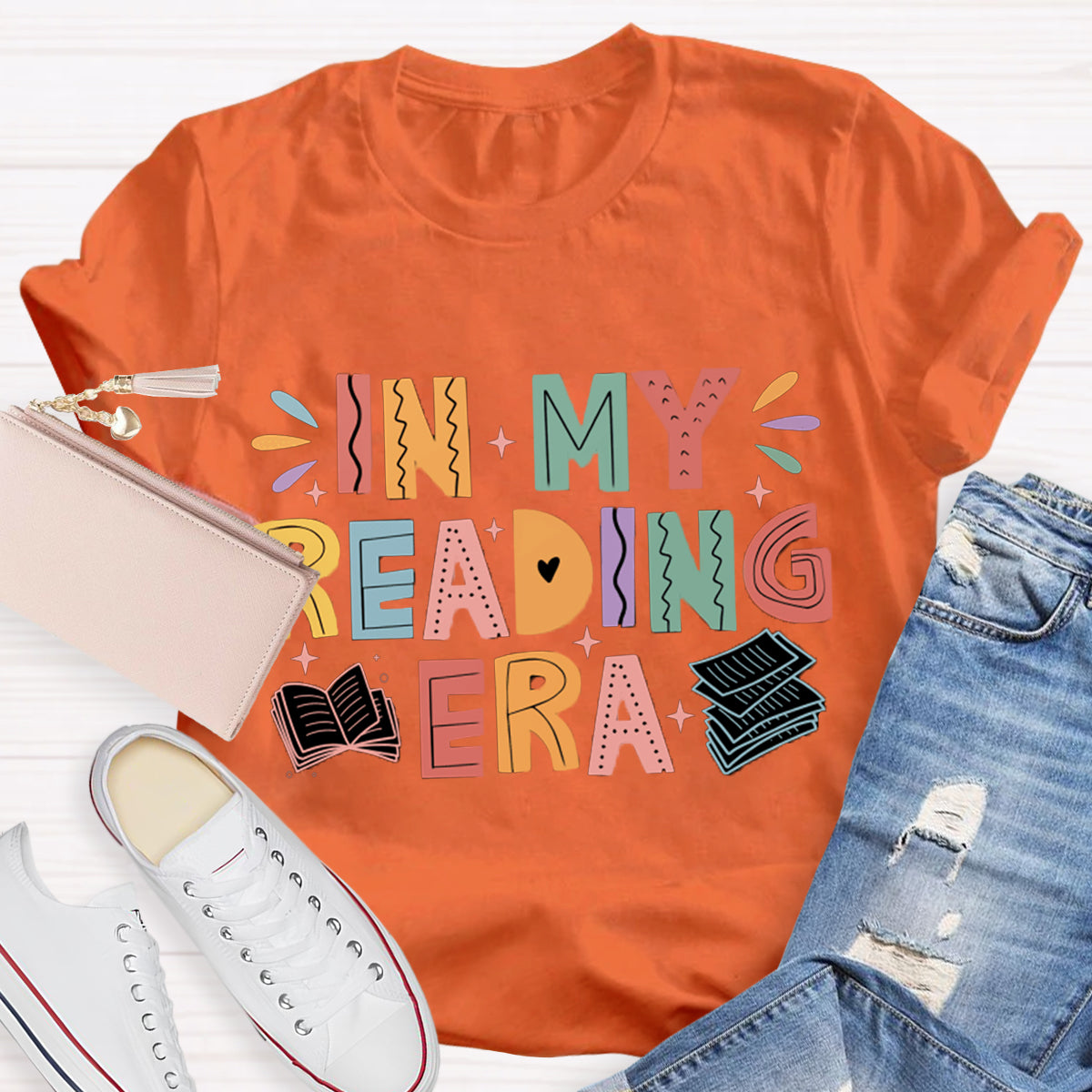 In My Reading Era Teacher T-Shirt