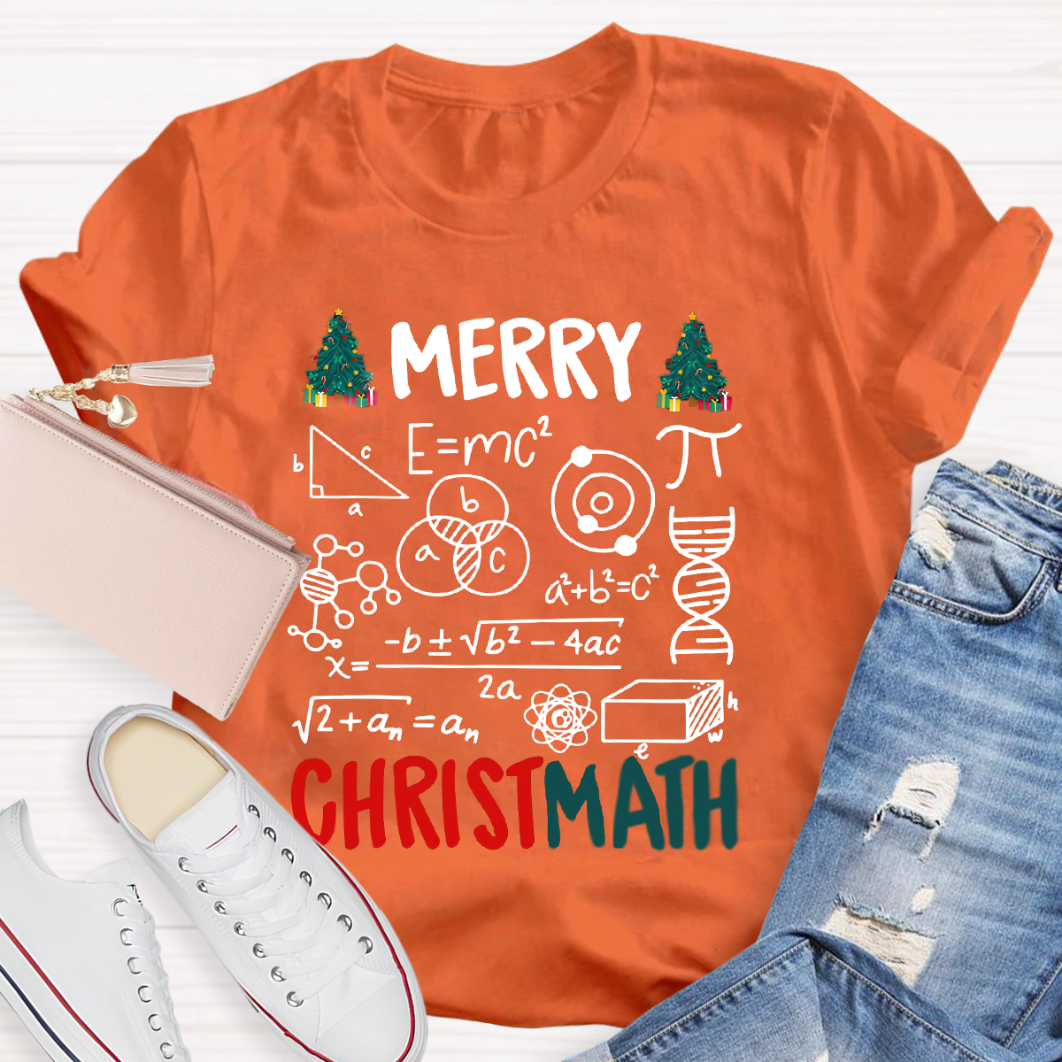 Merry Christmath Math Teacher T-Shirt