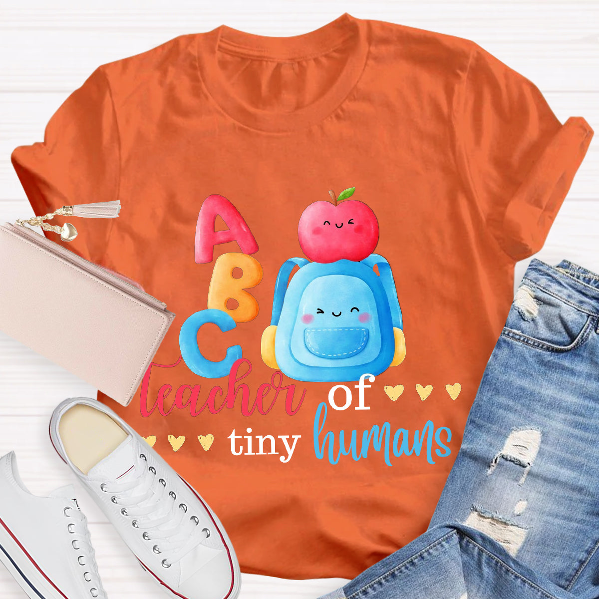 ABC Teacher Of Tiny Humans T-Shirt