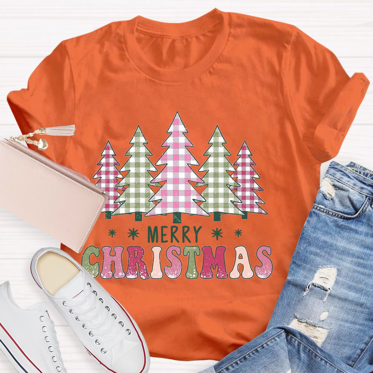 Coquette Merry Christmas Tree T-Shirt