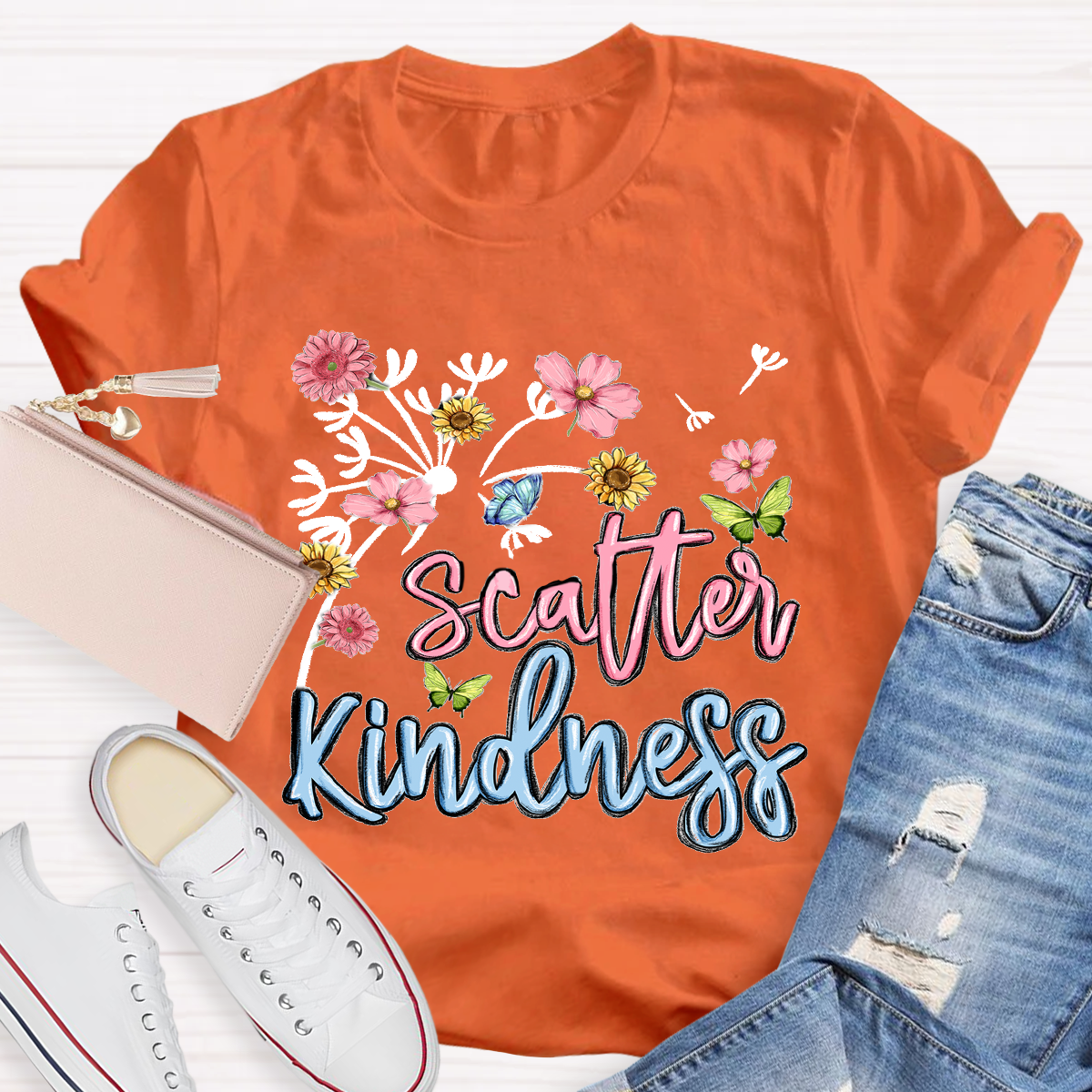 Scatter Kindness Floral T-Shirt