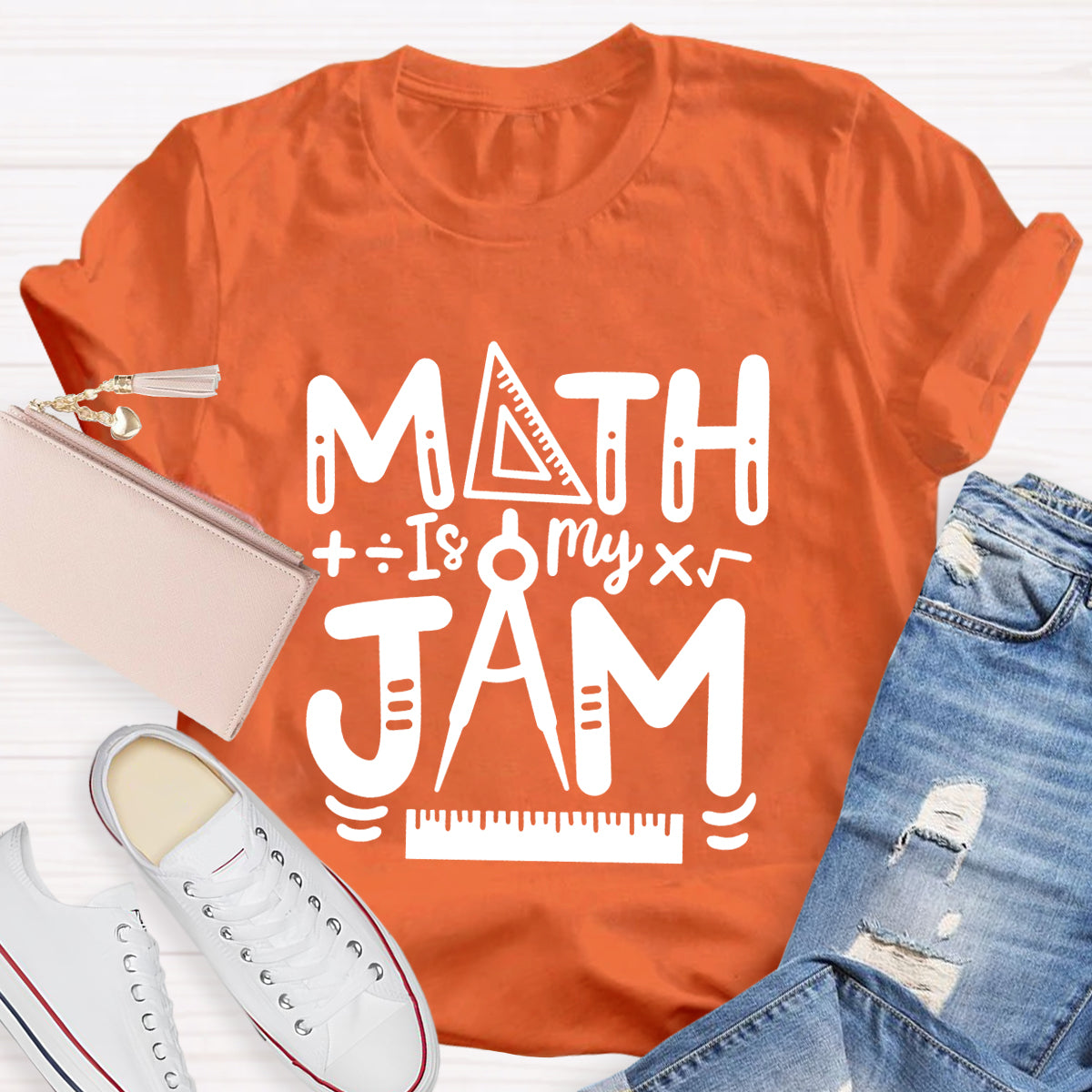 Math Is My Jam Teacher T-Shirt