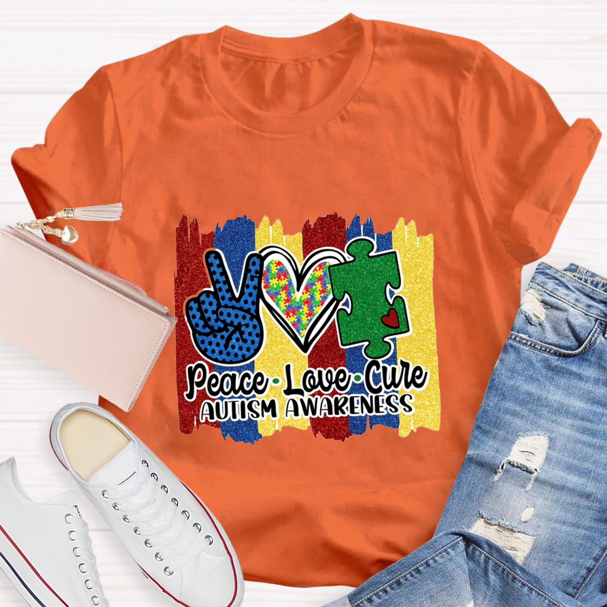 Peace Love Cure T-Shirt