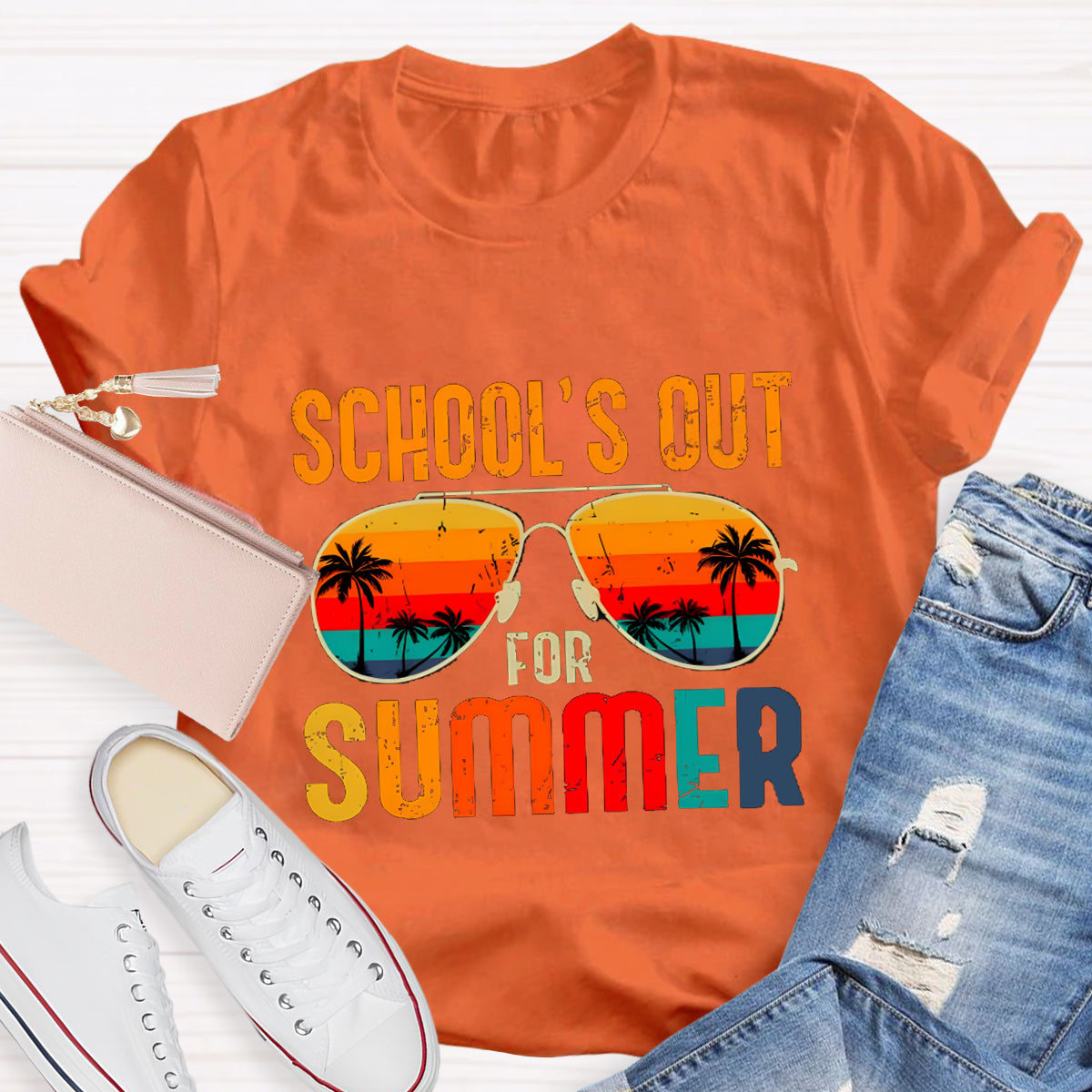 School's Out For Summer Rainbow Beach In The Eyes T-Shirt