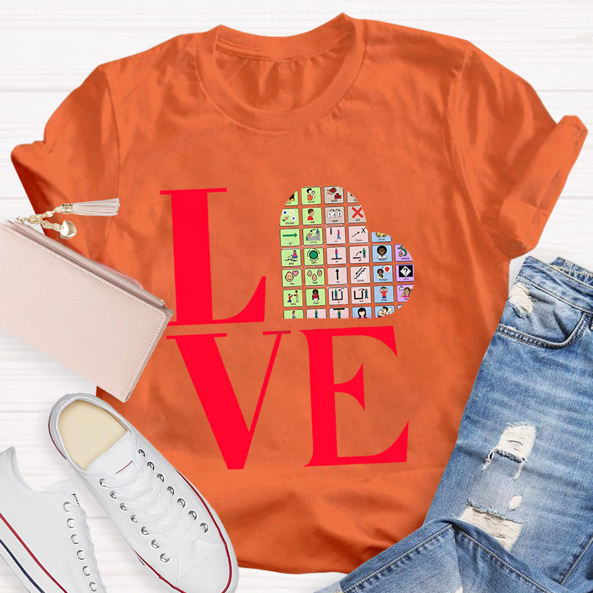 Valentine's AAC for Speech Therapist Teacher T-Shirt