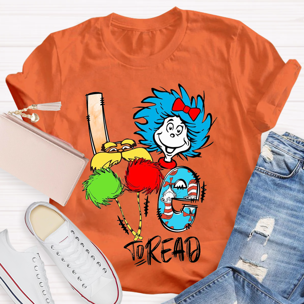 Love To Read Funny Teacher T-Shirt