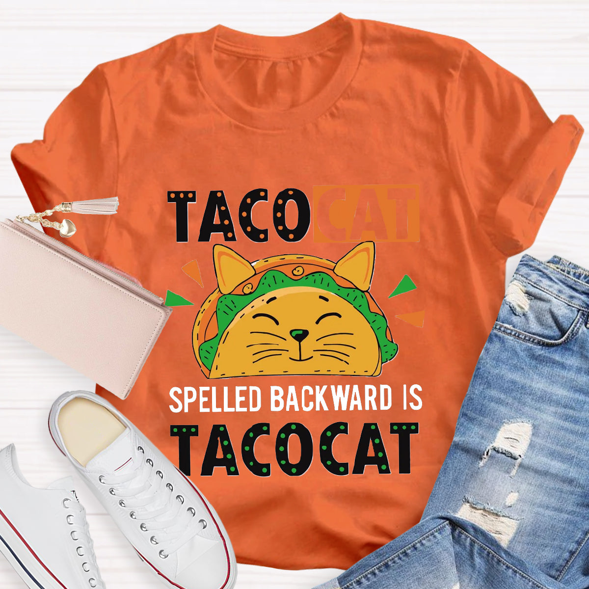 Tacocat Spelled Backward Is Tacocat T-Shirt