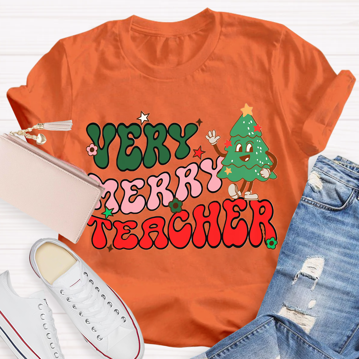 Very Merry Teacher T-Shirt